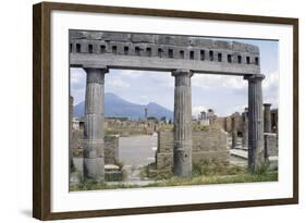 The Forum, Pompeii-null-Framed Photographic Print