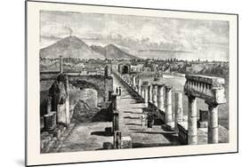 The Forum Pompeii-null-Mounted Giclee Print