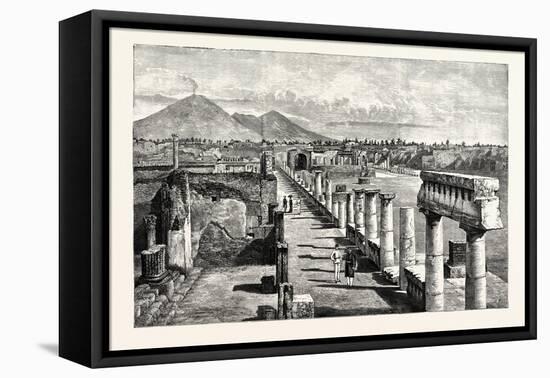 The Forum Pompeii-null-Framed Stretched Canvas