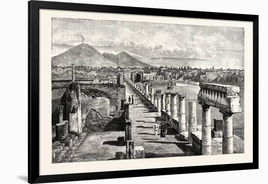 The Forum Pompeii-null-Framed Giclee Print