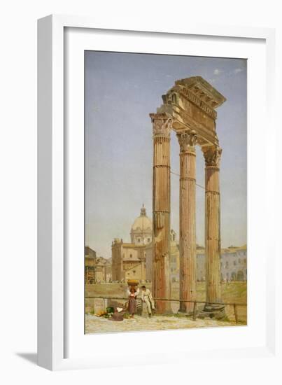 The Forum, Rome, 1875-Niels-anders Bredal-Framed Giclee Print