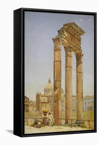 The Forum, Rome, 1875-Niels-anders Bredal-Framed Stretched Canvas