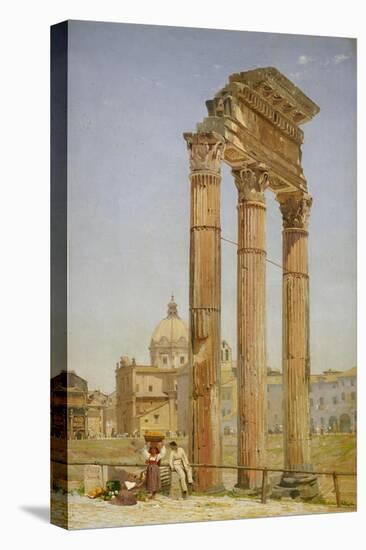 The Forum, Rome, 1875-Niels-anders Bredal-Stretched Canvas