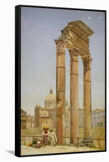 The Forum, Rome, 1875-Niels-anders Bredal-Framed Stretched Canvas