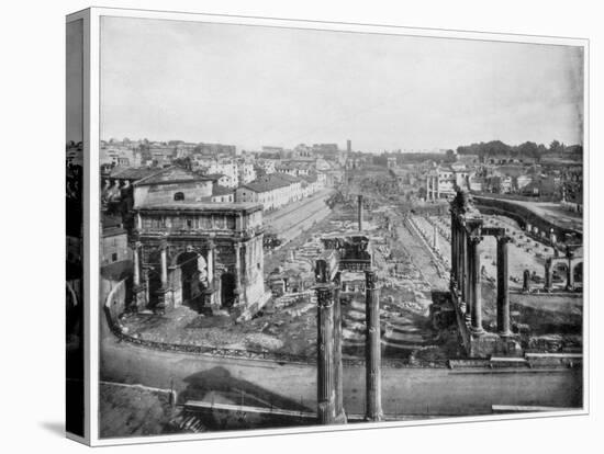 The Forum, Rome, Late 19th Century-John L Stoddard-Stretched Canvas