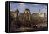 The Forum, Rome-David Roberts-Framed Stretched Canvas