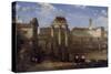 The Forum, Rome-David Roberts-Stretched Canvas