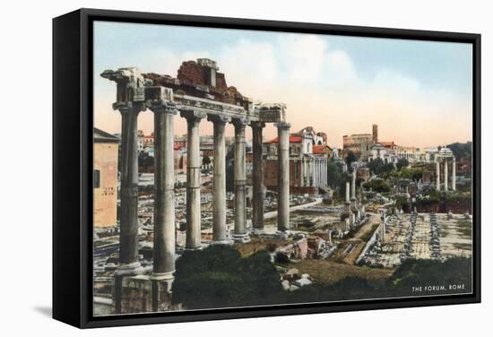 The Forum, Rome-null-Framed Stretched Canvas