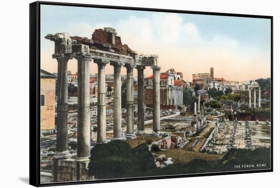 The Forum, Rome-null-Framed Stretched Canvas