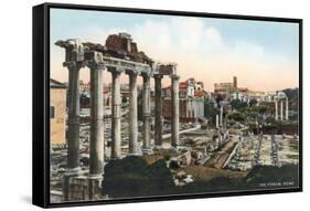 The Forum, Rome-null-Framed Stretched Canvas