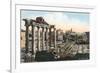 The Forum, Rome-null-Framed Premium Giclee Print