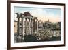 The Forum, Rome-null-Framed Premium Giclee Print