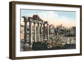 The Forum, Rome-null-Framed Art Print