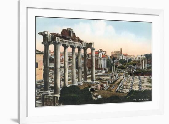 The Forum, Rome-null-Framed Art Print