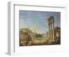 The Forum, Rome-Giovanni Paolo Pannini-Framed Premium Giclee Print