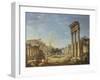 The Forum, Rome-Giovanni Paolo Pannini-Framed Giclee Print