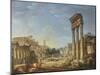 The Forum, Rome-Giovanni Paolo Pannini-Mounted Giclee Print