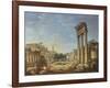 The Forum, Rome-Giovanni Paolo Pannini-Framed Giclee Print