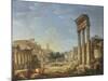 The Forum, Rome-Giovanni Paolo Pannini-Mounted Giclee Print