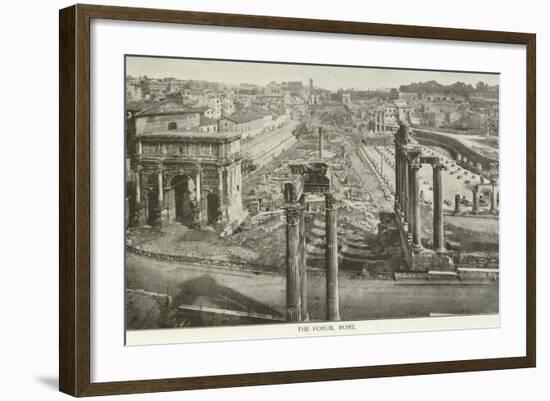 The Forum, Rome-null-Framed Giclee Print