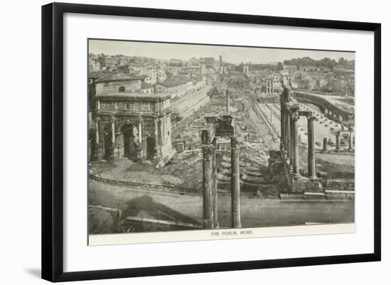 The Forum, Rome-null-Framed Giclee Print