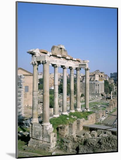 The Forum, Unesco World Heritage Site, Rome, Lazio, Italy-Roy Rainford-Mounted Photographic Print