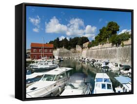 The Fosa, One of the Small Ports of Zadar, Zadar County, Dalmatia Region, Croatia, Europe-Emanuele Ciccomartino-Framed Stretched Canvas