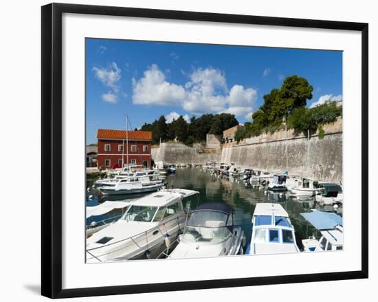 The Fosa, One of the Small Ports of Zadar, Zadar County, Dalmatia Region, Croatia, Europe-Emanuele Ciccomartino-Framed Photographic Print