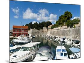 The Fosa, One of the Small Ports of Zadar, Zadar County, Dalmatia Region, Croatia, Europe-Emanuele Ciccomartino-Mounted Photographic Print