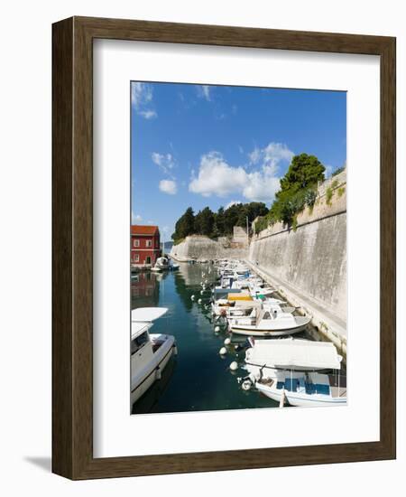 The Fosa, One of the Small Ports of Zadar, Zadar County, Dalmatia Region, Croatia, Europe-Emanuele Ciccomartino-Framed Photographic Print