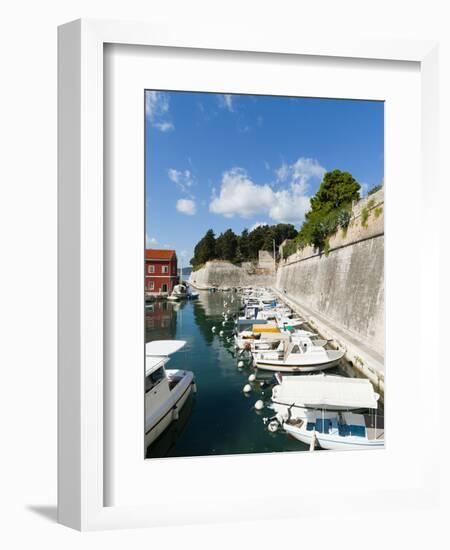 The Fosa, One of the Small Ports of Zadar, Zadar County, Dalmatia Region, Croatia, Europe-Emanuele Ciccomartino-Framed Photographic Print