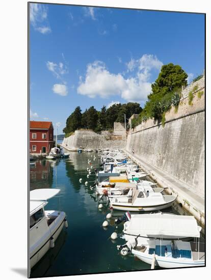 The Fosa, One of the Small Ports of Zadar, Zadar County, Dalmatia Region, Croatia, Europe-Emanuele Ciccomartino-Mounted Photographic Print