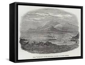 The Fosforo River Steamer Coaling at Port Famine-null-Framed Stretched Canvas