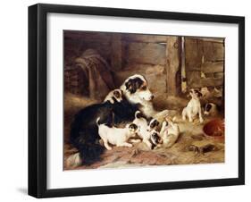 The Foster Mother, 1887-Walter Hunt-Framed Giclee Print