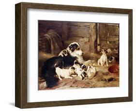 The Foster Mother, 1887-Walter Hunt-Framed Giclee Print