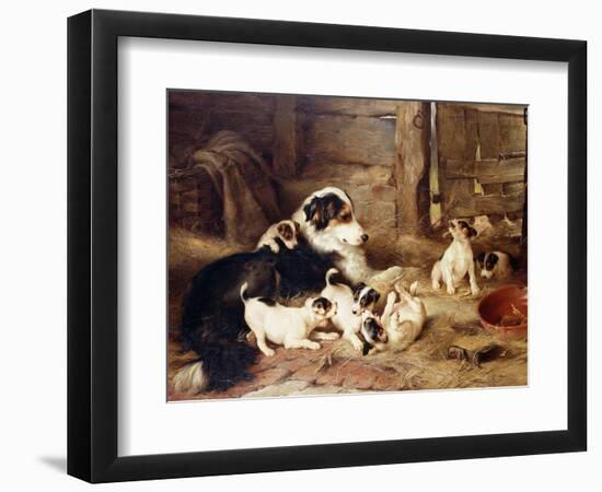 The Foster Mother-Walter Hunt-Framed Premium Giclee Print