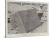The Foundation-Stone of the New Nile Dam at Assouan-null-Stretched Canvas