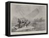 The Foundering of the French Liner La Bourgogne, the Desperate Struggle for Life as the Vessel Sank-Joseph Nash-Framed Stretched Canvas