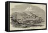 The Founding of a Harbour of Refuge at Alderney-null-Framed Stretched Canvas