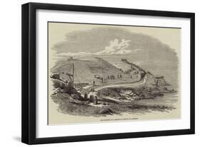 The Founding of a Harbour of Refuge at Alderney-null-Framed Giclee Print