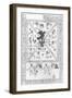 The Founding of Tenochtitlan, from the Codex Mendoza, Made for the Viceroy of New Spain, 16th C-null-Framed Giclee Print