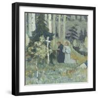 The Founding of the Trinity-Sergius Monastery-Mikhail Vasilyevich Nesterov-Framed Giclee Print