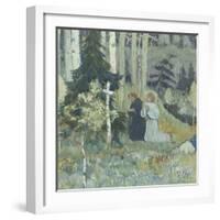 The Founding of the Trinity-Sergius Monastery-Mikhail Vasilyevich Nesterov-Framed Giclee Print