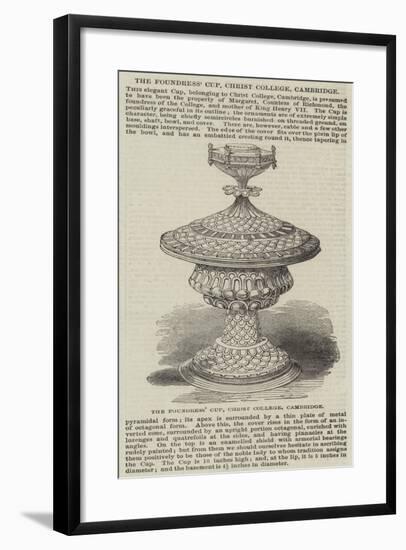 The Foundress' Cup, Christ College, Cambridge-null-Framed Giclee Print