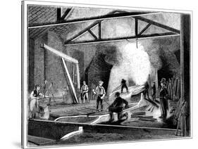 The Foundry or Cast House, Butterley Ironworks, Derbyshire, 1844-null-Stretched Canvas