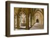 The fountain and water basin in the Claustro Real, royal cloister. Monastery of Batalha, Portugal-Martin Zwick-Framed Photographic Print