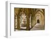 The fountain and water basin in the Claustro Real, royal cloister. Monastery of Batalha, Portugal-Martin Zwick-Framed Photographic Print