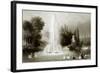 The Fountain at Wilhelmshohe, Near Cassel-English-Framed Giclee Print