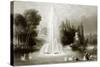 The Fountain at Wilhelmshohe, Near Cassel-English-Stretched Canvas