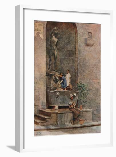 'The Fountain', c1904-Herbert Alexander Collins-Framed Giclee Print